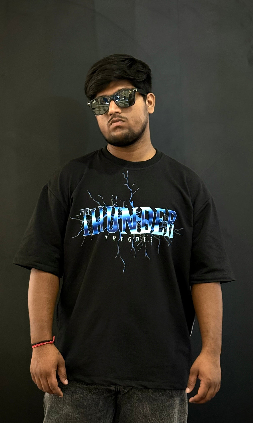 THUNDER OVERSIZED T-SHIRT - 100% COTTON