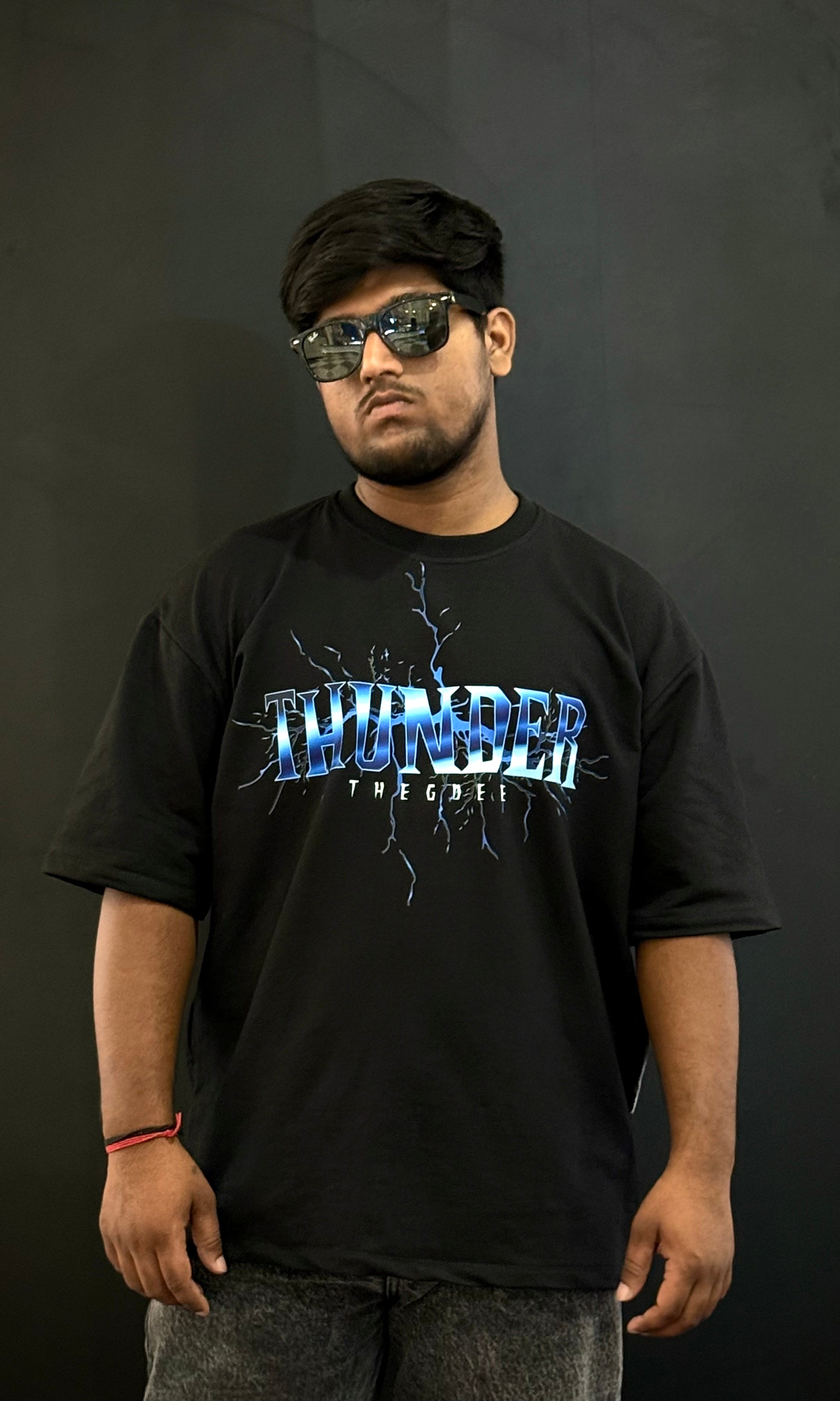 THUNDER OVERSIZED T-SHIRT - 100% COTTON